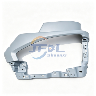 Left Bumper Assembly for Foton Auman EST Truck with Collision Protection, Engineering Plastic, and Integrated LED Light Sources